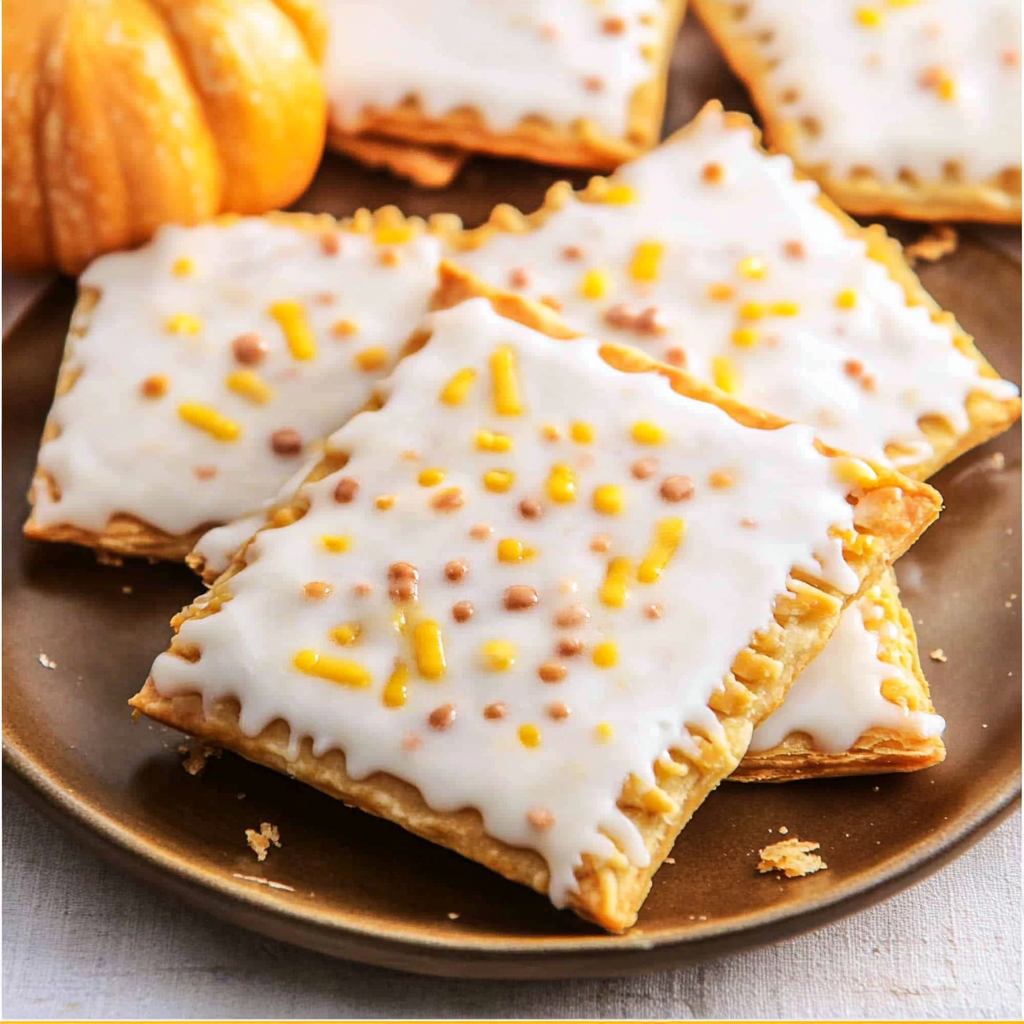 Maple-Glazed Pumpkin Poptarts