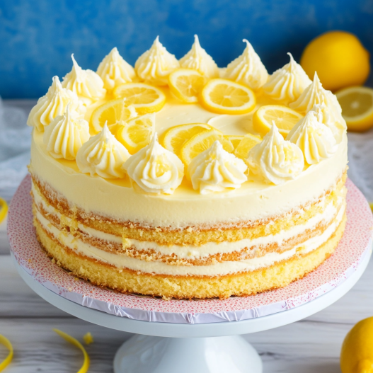 Easy Lemon Birthday Cake Recipe
