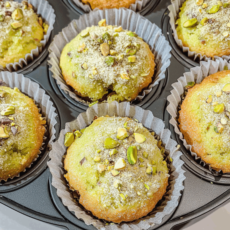 Easy Bakery-Style Pistachio Muffins