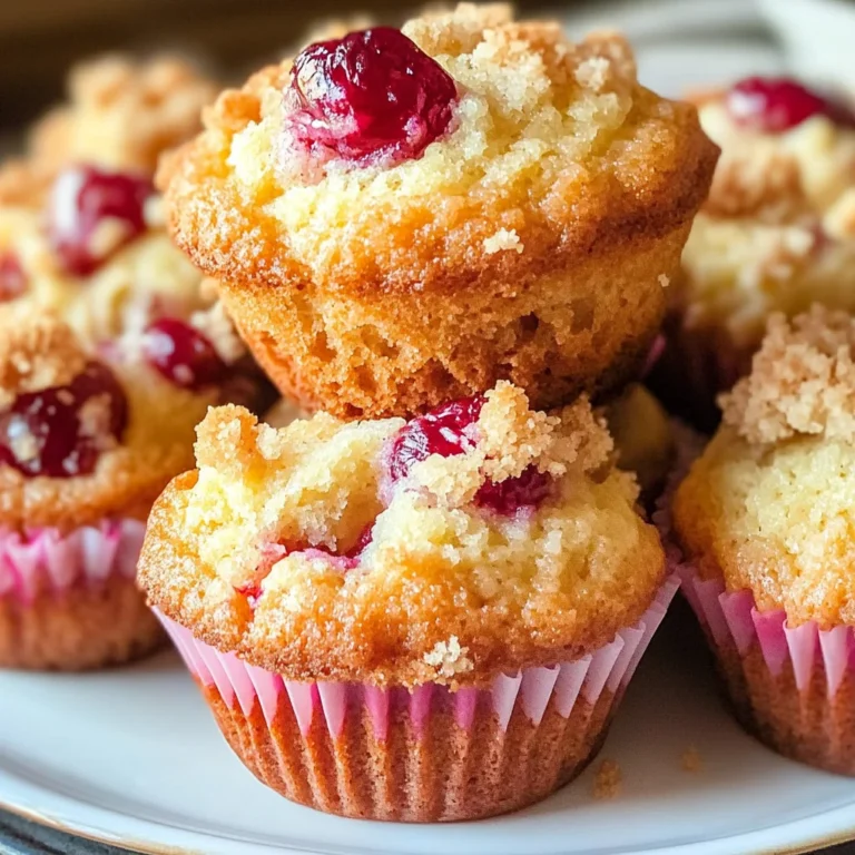 Cherry Cobbler Muffins