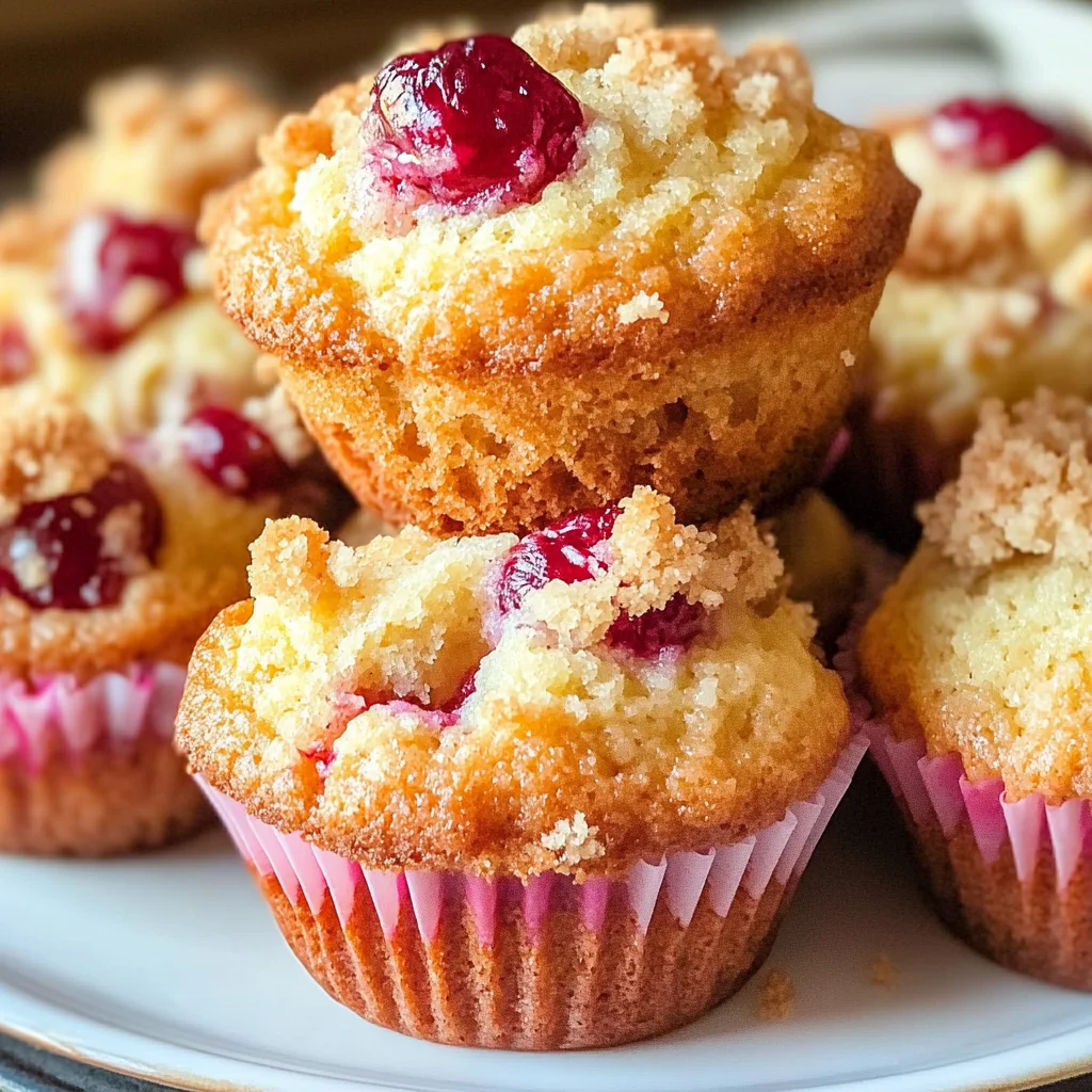 Cherry Cobbler Muffins