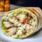 Chopped Chicken Caesar Salad Wrap Recipe