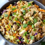 Egg Roll Bowls with Chicken and Cabbage: An Incredible Ultimate 10-Minute Meal