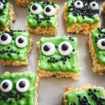 Frankenstein Halloween Rice Krispie Treats