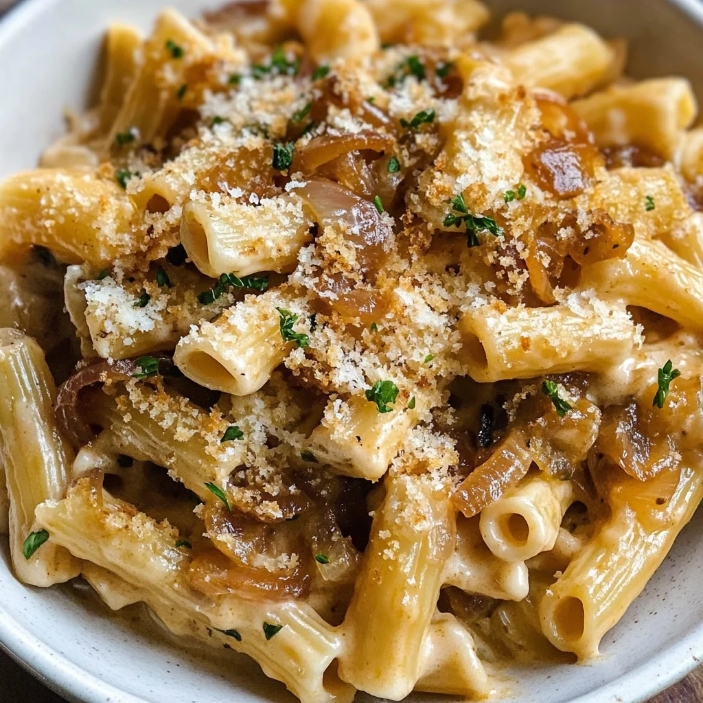 French Onion Soup Pasta Recipe