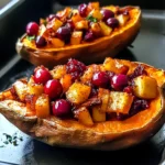 Indulge in Cranberry Apple Twice-Baked Sweet Potatoes This Fall!