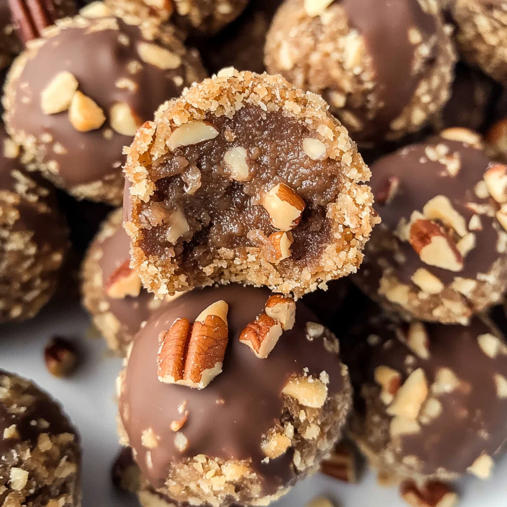 No Bake Pecan Pie Balls