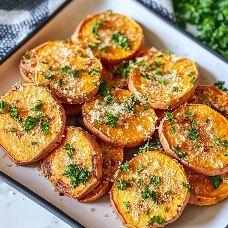 Parmesan Herb Sweet Potato Medallions