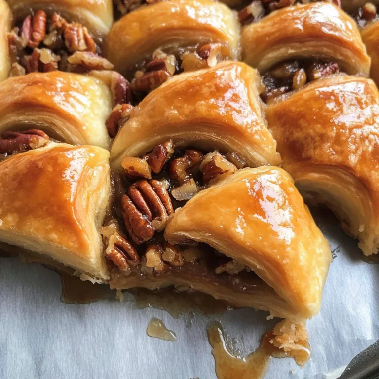 Pecan Pie Crescent Rolls