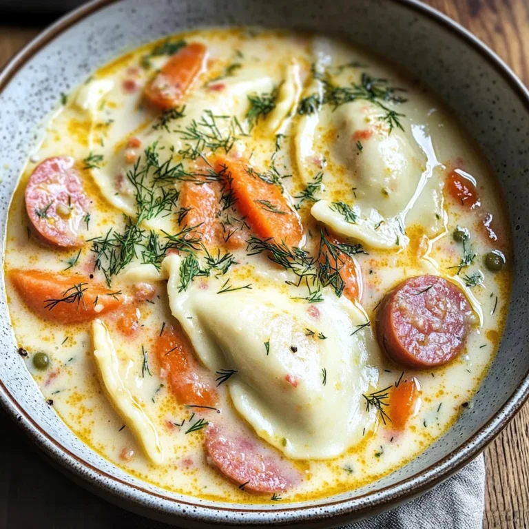 Pierogi Dill Soup
