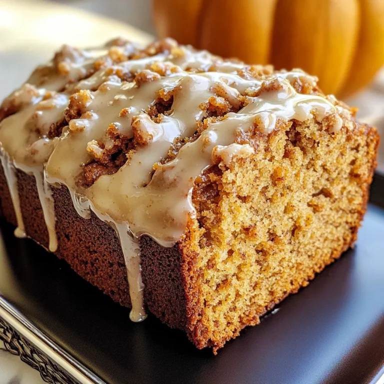Pumpkin Bread with Maple Glaze