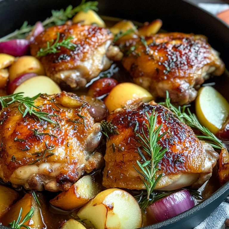 Rosemary Apple Cider Chicken Recipe