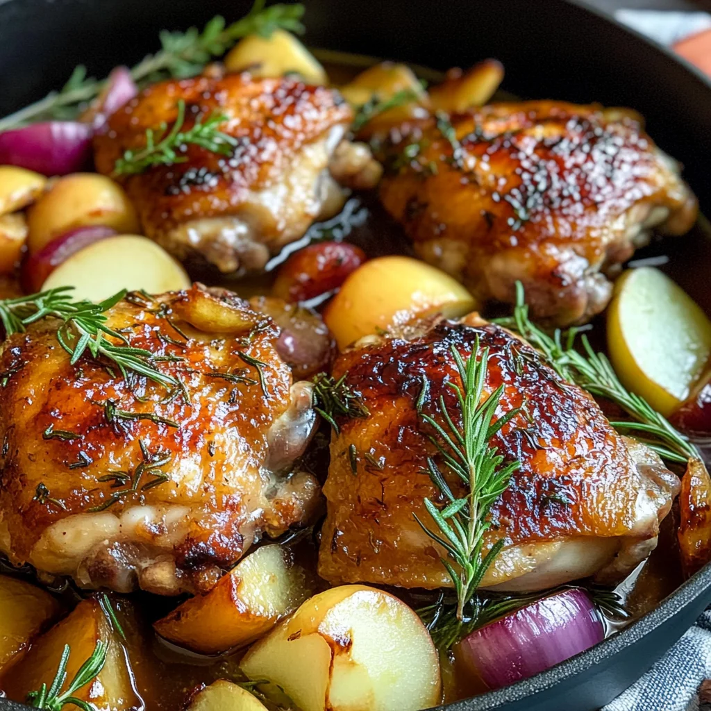 Rosemary Apple Cider Chicken Recipe