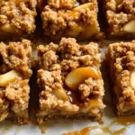 Salted Caramel Apple Crumble Bars Fall Treat: Get Addicted in 45 Min