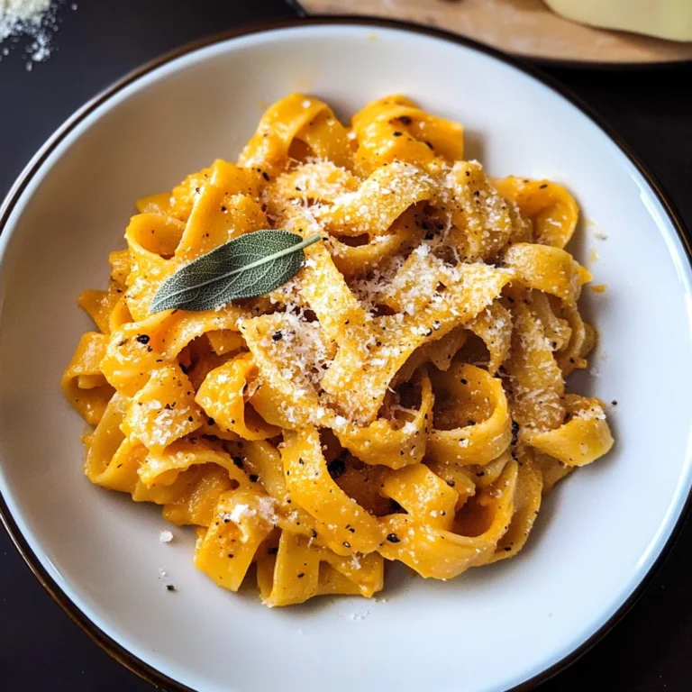 Savory Butternut Squash & Sage Pasta