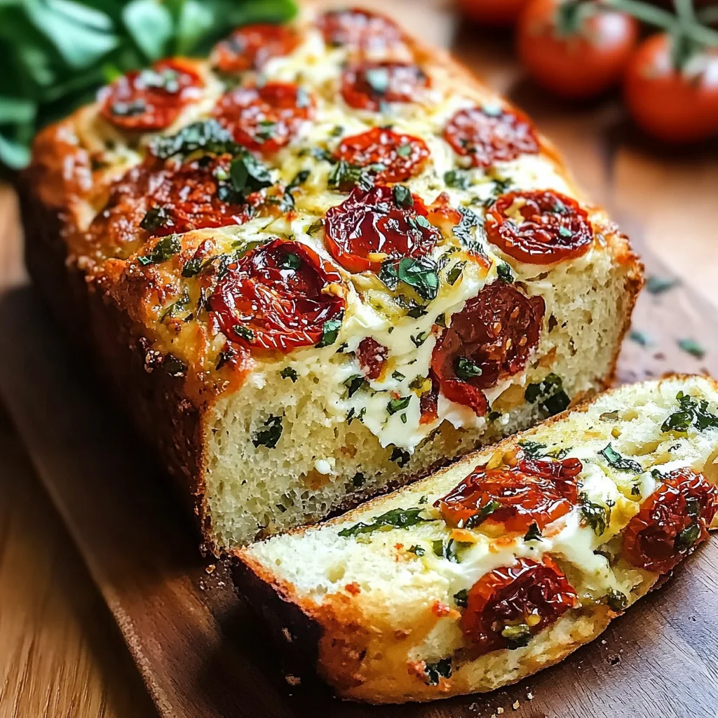 Savory Caprese Bread : A Fresh Italian Bread