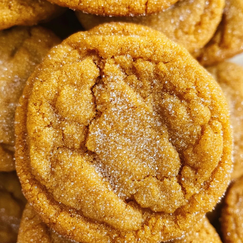 Soft and chewy pumpkin cookies