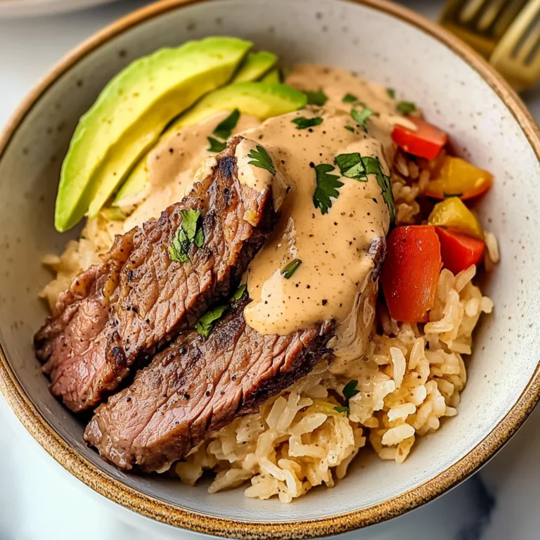 Steak and Queso Rice
