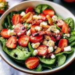 Strawberry Spinach Salad
