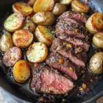 Sweet & Savory Honey Beef with Roasted Potatoes