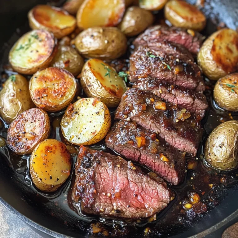 Sweet & Savory Honey Beef with Roasted Potatoes