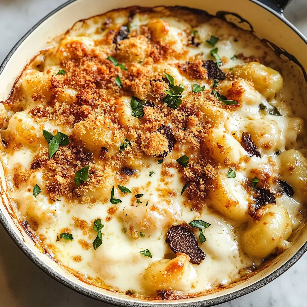 Truffle Mac and Cheese with Gnocchi