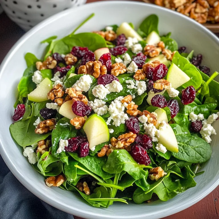 Apple Walnut Cranberry Salad