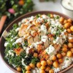 Chicken Caesar Crispy Rice Salad