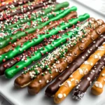 Christmas Pretzel Rods Recipe