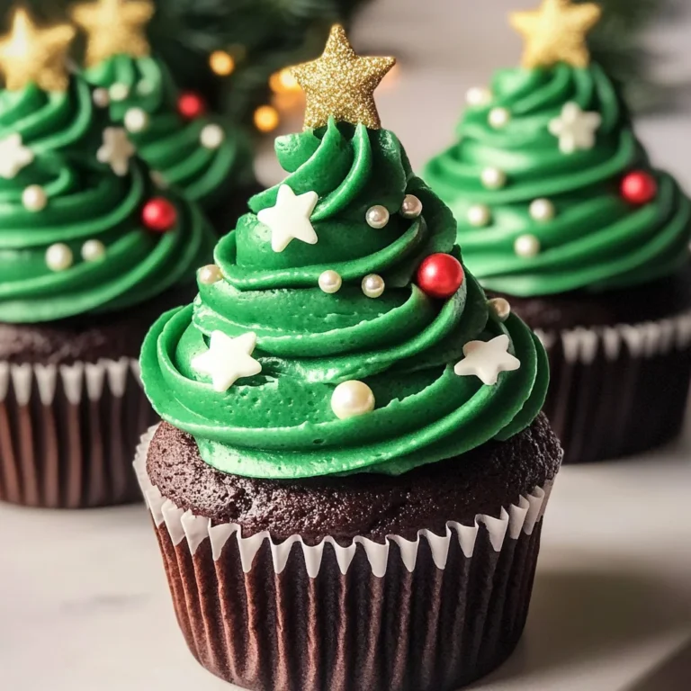 Christmas Tree Cupcakes
