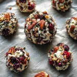 Cranberry Pecan Goat Cheese Ball