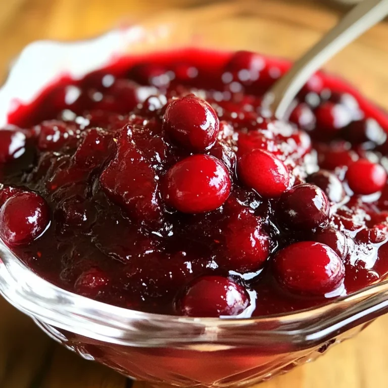 Easy Cranberry Sauce