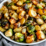 Garlic Brussels Sprouts Potatoes
