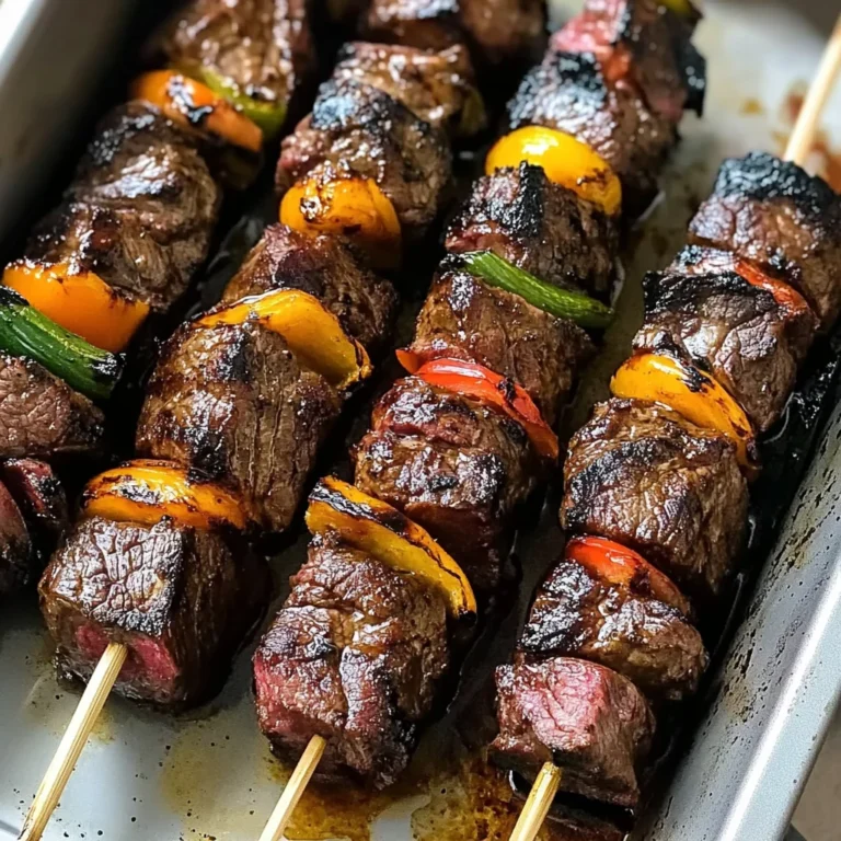 Healthy Skirt Steak Kabobs