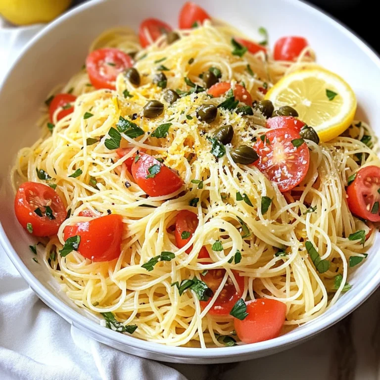 Lemon Capellini Salad