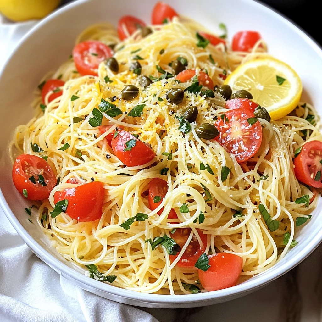 Lemon Capellini Salad