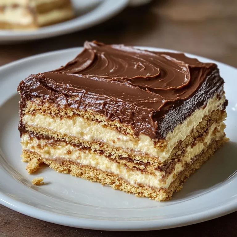 No-Bake Chocolate Eclair Cake Recipe