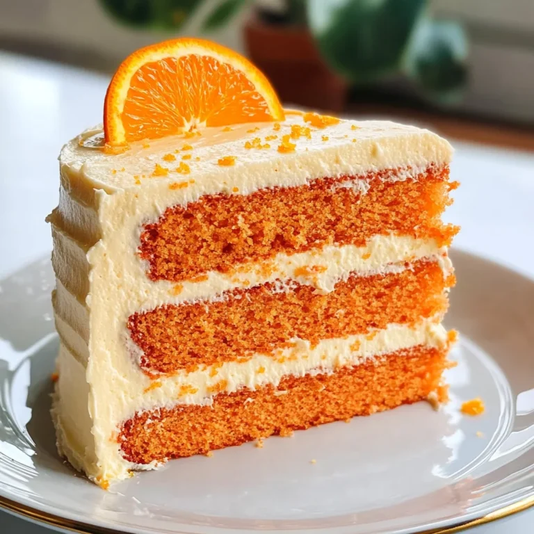 Orange Velvet Cake with Orange Cream Cheese Frosting