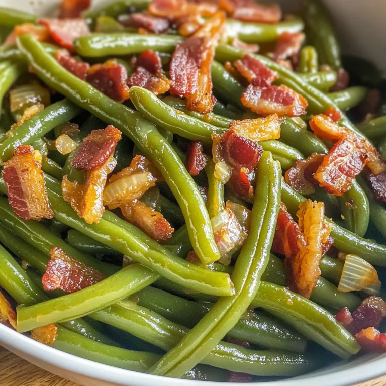 Quick and Easy Southern Bacon and Green Beans Recipe