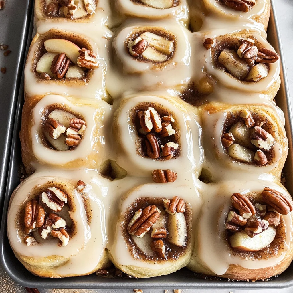 Soft-Baked Apple Cinnamon Rolls