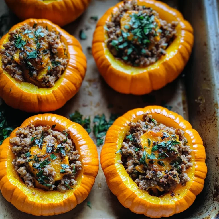 Stuffed Mini Pumpkins Recipe