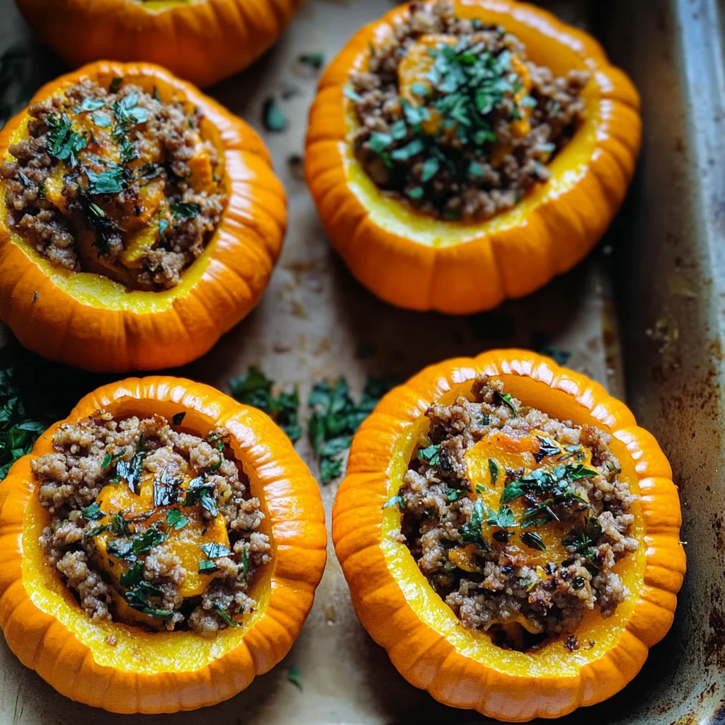Stuffed Mini Pumpkins Recipe