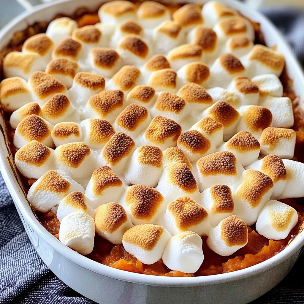 Sweet Potato Casserole with Marshmallows