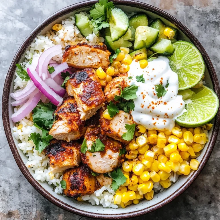 Tasty Street Corn Chicken Bowl
