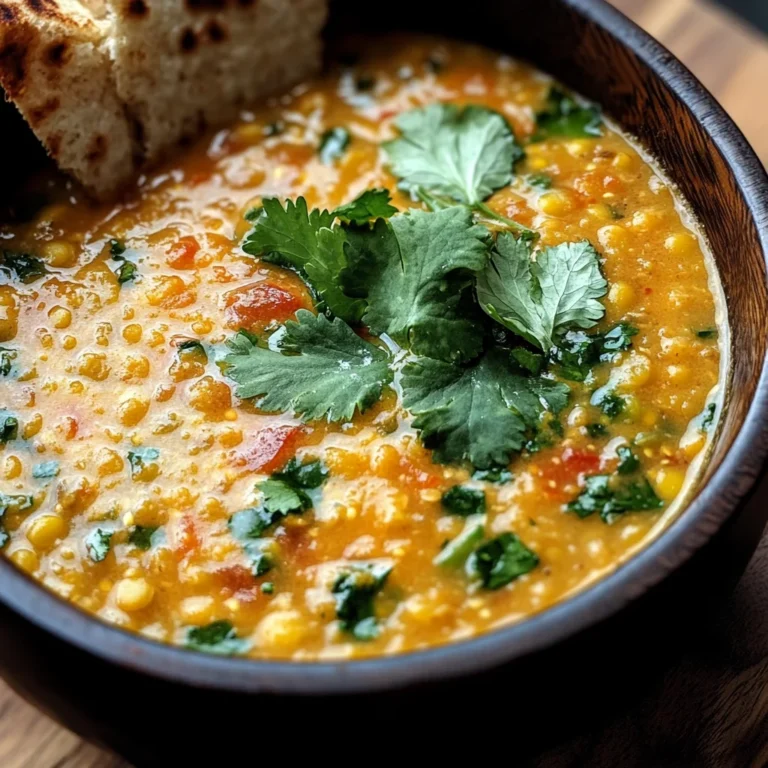 Thai Coconut Red Lentil Soup