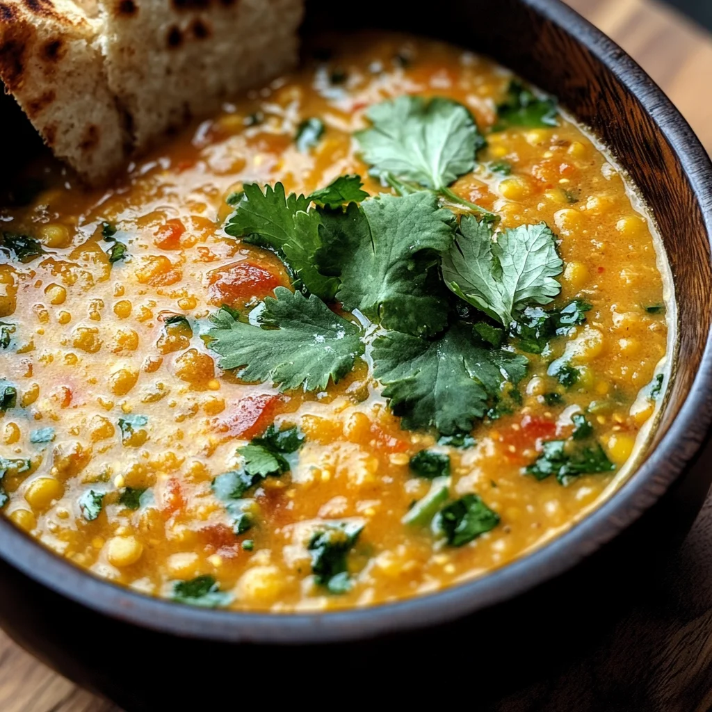 Thai Coconut Red Lentil Soup