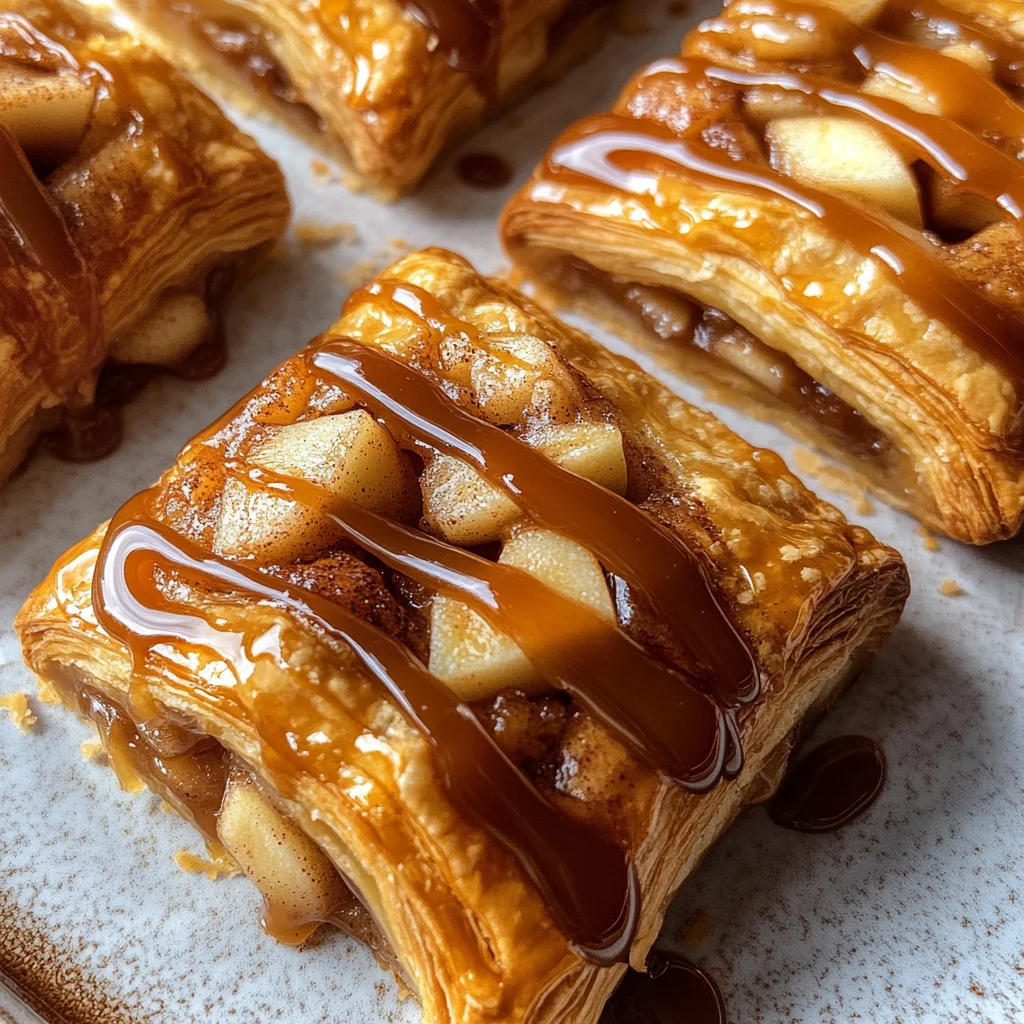 Vegan Caramel Apple Pastries