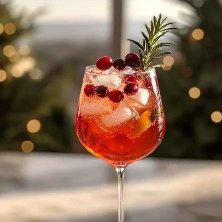 Winter Aperol Spritz