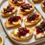 Cranberry Apple Brie Crostini: The Ultimate Holiday Appetizer
