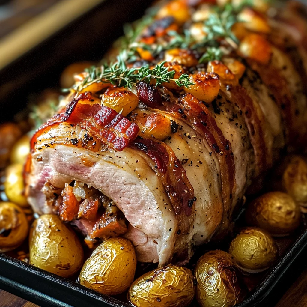 Lomo de Cerdo Relleno al Horno – Paso a Paso